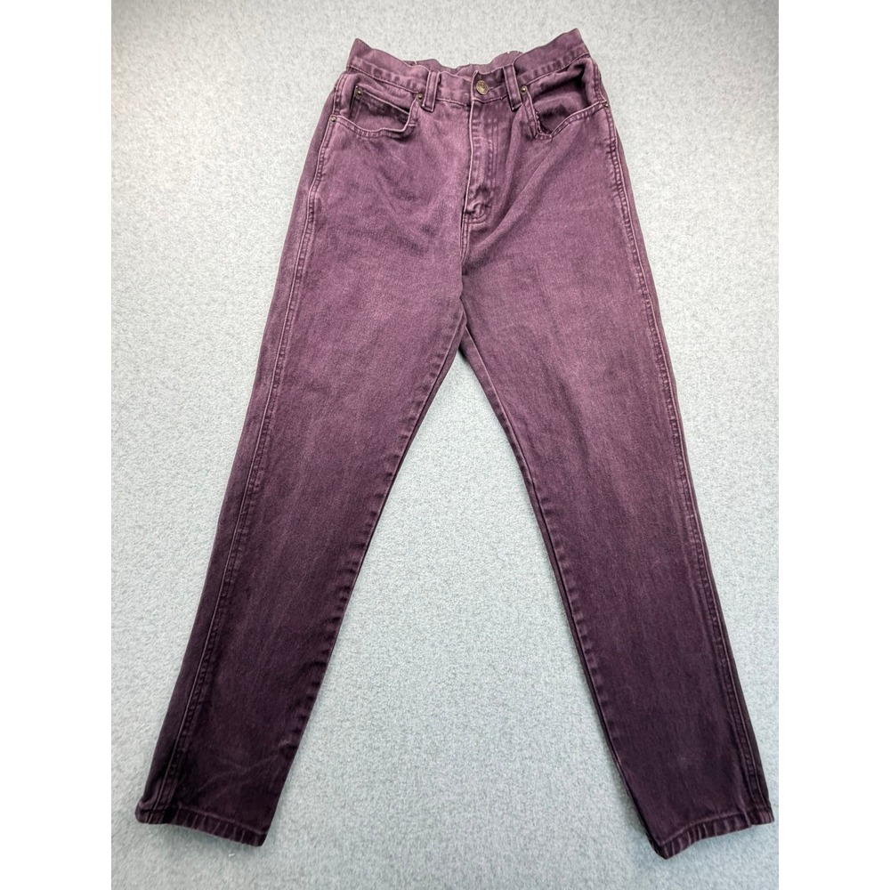 Vintage Jordache Basics Purple High Waisted Cotton Jeans 10-MV01-GM Size 9/10